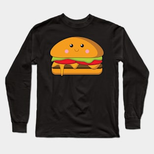 Smile burger Long Sleeve T-Shirt